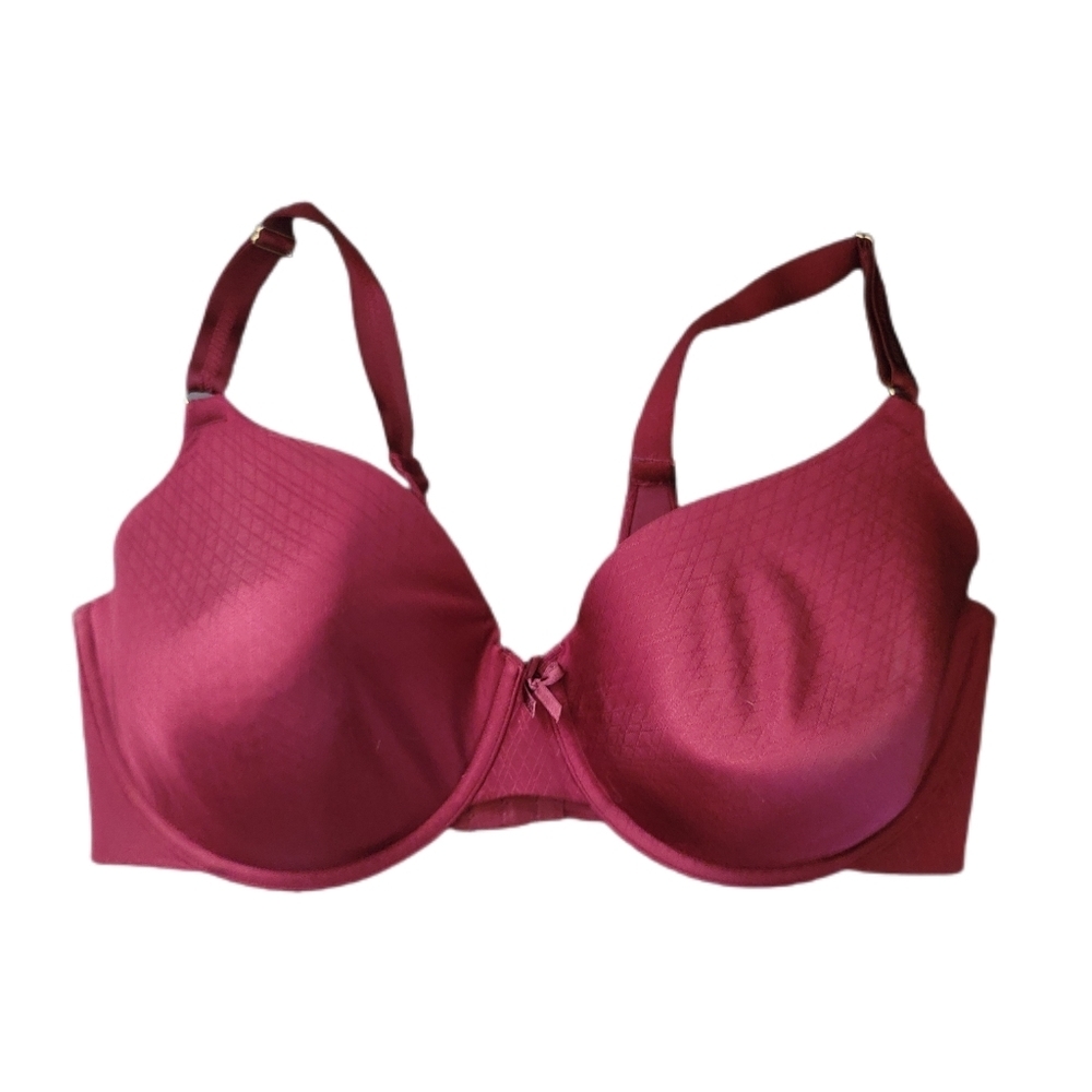 Vanity Fair Bra Size 40DD Burgundy Underwire 75312/75213